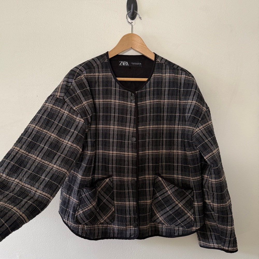 Zara Plaid Jacket